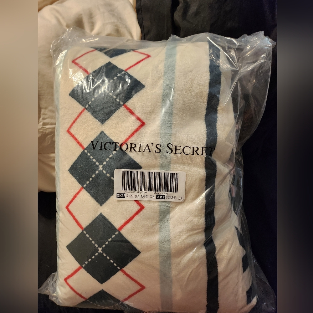 Victoria's Secret Argyle Blanket